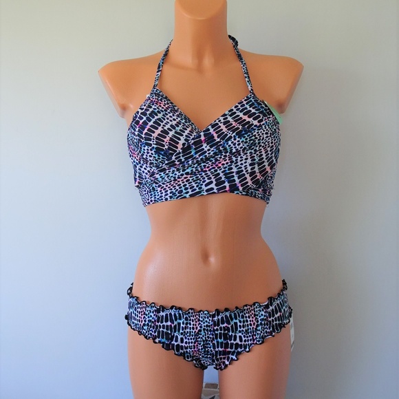Sundazed Other - Sundazed NWT 2Pc Simone Animal Wrap Bikini Set